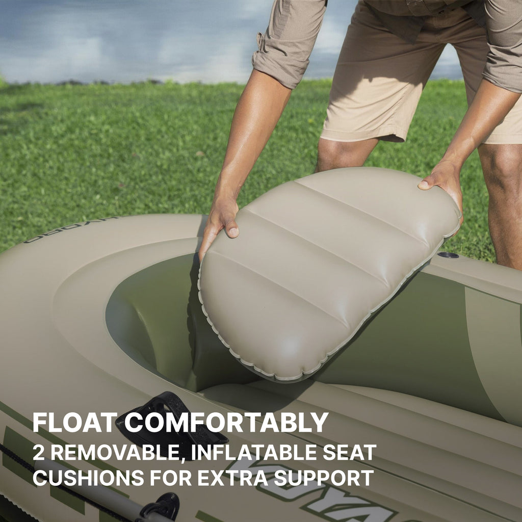 Hydro Force Voyager X3 Inflatable 3-Person Raft Set 9'8"